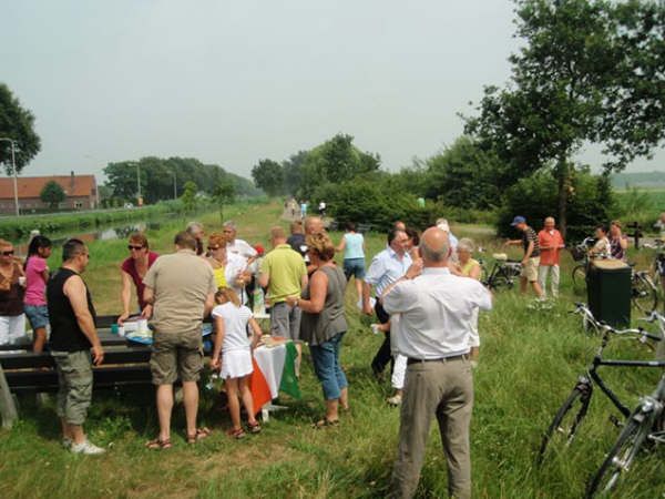 wafel verkoop fietstocht 2009 3